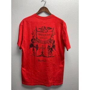 4 Hunnid Shirt 4Hunnid YG Red Graphic Tour Concert Rap Tee Short Sleeve Large